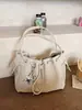 Bolso Cubo Retro Nuevo 2025 para Commuter para Mujer, Estilo Otoño e Invierno, Gamuza, Moderno, Sencillo, Gran Capacidad, Bolso Cruzado Madre-Hija