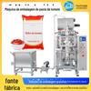 Máquina de embalagem de molho Máquina de embalagem automática de ketchup Enchimento automático de molho de tomate Equipamento de enchimento vertical
