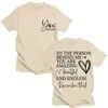 Código Europeo TransfronterizoEres la Persona Tan Cercana a Mi Corazón Que Eres Increíble Detrás de Mí Camiseta Hombres Mujeres Ríen