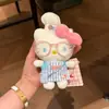 Auténtico Peluche de Dibujos Animados Sanrio Hello Kitty Bolsa Decoración Colgante Llavero Colgante