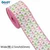 Cinta de regalo con estampado de lazo estilo coreano para niña, cinta de cuadros rosas, guirnalda de cinta floral, empaque de caja de regalo, cinta decorativa DIY