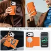 Adecuado para funda de teléfono magnética desmontable RFID para Apple 18PRO, bolso con cremallera cruzada para Samsung S26, cubierta protectora anticaídas