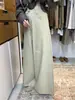 Sus dulces pantalones casuales de pierna ancha rectos de cintura alta, simples, versátiles y adelgazantes, estilo coreano, para mujer 66603