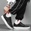 Tenis de Estilo Coreano para Estudiantes de Primavera, Tenis Casuales Planos para Jóvenes, para Exterior, con Cordones, Suela Gruesa, Zapatos Blancos