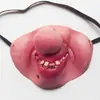 Máscara de payaso de media cara máscara divertida máscara de látex de media cara actuación de danza vestido máscara de truco al por mayor