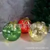 Decoraciones Navideñas Transfronterizas de Nuevo Producto Lumabase Alimentadas por Batería con Tapa de Vidrio Set de 3 Piezas Decoración Estilo Navideño