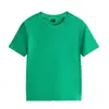 Em Estoque Camiseta Branca 100% Algodão 200g Uniforme de Classe Novo Estilo Gola Redonda Manga Curta Logo Estampado Tie-Dye Manga Curta Design DIY
