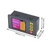 TS457 Probador de Resistencia Interna de Voltaje Método de 4 Hilos AC Registra 5 Conjuntos de Datos de Medición de Resistencia Interna Tiempo Ajustable Brillo