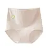 Pantaletas de algodón puro de cintura alta para tallas grandes, para mujeres de talla grande de 100 kg, con refuerzo extendido, jacquard de algodón puro, algodón Clase A, adecuadas para mujeres de mediana edad y mayores