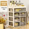 Gabinete de Almacenamiento de Cosméticos Transfronterizo Multicapa con Compartimentos Caja de Cajón de Almacenamiento de Escritorio Caja a Prueba de Polvo para Labiales Caja de Maquillaje Venta al por Mayor