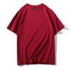 Camiseta de cuello redondo, logotipo personalizado impreso, ropa de trabajo para actividades de producción, ropa de fábrica, ropa de grupo, ropa cultural, bordado, pedido