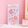 En stock Pegatina de Tarjeta Láser Goo Calcomanía de Dibujos Animados para Niños Calcomanía de Bono Creativa para Manualidades Goo Chuck Bolsa de Materiales para Diario Calcomanía