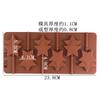 Molde de silicone para assar pirulito de 6 furos estrela de cinco pontas bolo pudim chocolate gesso sabonete artesanal geleia de aromaterapia