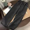 Jeans Rectos de Cintura Alta para Estudiantes Mujeres 2024 Nuevo Estilo Coreano Sueltos Retro Pierna Ancha Bf Estilo Hyun Ya Pantalones de Mopa