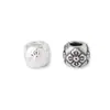 Plata de Ley S925 Vintage Personalizadas Cruz Estrella Cuadrado Espaciadores Cuadrados de Plata Accesorios para Joyería DIY