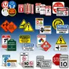 Señales de Seguridad Personalizadas de Fábrica, Vallas Publicitarias de Tráfico Vial, Paneles de Aluminio Acrílico, Señales de Seguridad Contra Incendios de PVC