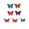 Elija estrictamente adornos de bricolaje con fabricantes de colgantes de aleación de mariposa transfronterizos con impresión en color de comercio exterior, pulseras, collares y colgantes para el cabello.