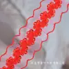 Elástico listo para usar del fabricante 2 cm Fila única Bidireccional Seda de pescado Flor de corona Ropa Lencería Accesorios para el cabello Encaje decorativo Banda elástica