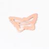 Pinza para el pelo con forma de mariposa, color caramelo, para niña, con forma de gota de agua, para flequillo esmerilado, accesorios para el cabello, pinza lateral