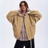 Jaqueta de Trabalho Estilo Celeiro Masculina Primavera e Outono Estilo Americano Retro Solta Casual Bomber Moda Jaqueta de Voo