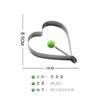 Artefato de fritura de ovos de aço inoxidável máquina de fritura de ovos molde antiaderente Love Kitchen gadget forma criativa