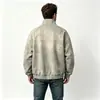 Primavera y Otoño 2026 Nueva Chaqueta de Cuero Retro Americana para Hombre y Mujer Chaqueta Casual Simple Juvenil Ropa de Hombre de Moda