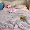 Colcha de Verão de Gaze Dupla Camada Tipo A Estilo Ins Popular, Colcha de Verão de Algodão com Fibra de Soja, Colcha Lavável à Máquina para Ar Condicionado Atacado