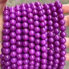 Cuentas Sueltas de Kunzita Optimizadas Naturalmente, Cuentas de Calcedonia de Mica Púrpura, Accesorios para Joyería DIY, Pulseras con Cuentas, Collares