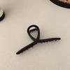 Pinza de Tiburón Mate Negro de Alta Calidad Pinza Grande de Agarre Pinza para el Cabello Rojo de Internet Pinza para la Parte Trasera de la Cabeza Tocado para Mujer Pinza para el Cabello Simple