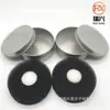 Fabricantes fornecem caixa de ferro quadrada cosmética caixa de ferro para sombra de olhos embalagem de metal mini caixa de ferro