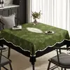 Mantel Estilo Francés, Impermeable, Resistente al Aceite, Lavable, Resistente al Calor, Nuevo Modelo 2025, Lujo Ligero Vintage, Mantel de Mesa de Centro de Gama Alta