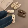 Novedad Otoño/Invierno 2026 Mocasines de Mujer sin Cordones con Forro de Felpa, Zapatos Planos Cálidos de Punta Cuadrada con Ribete de Piel