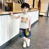 Conjunto de Verano sin Mangas con Purpurina Plateada para Niños, Chaleco Fresco Estilo Coreano, Ropa Moderna para Niños Pequeños, Ropa de Celebridad de Internet