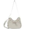 Bolsa Colorida da Moda, Bolsa de Ombro 2025, Design Casual de Nicho, Bolsa Transversal Colorida Sólida, Bolsa Tote Plissada Artística Estilo Coreano