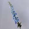 Flor Artificial Delphinium, Delphinium Grande, Decoración Floral para Salón de Bodas, Arte Floral para Salón de Bodas, Proyecto de Flores Artificiales, Paisajismo de Mar de Flores