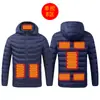 Chaqueta calefactora inteligente de invierno con calefacción eléctrica, chaqueta calefactora de algodón con temperatura constante y acolchado USB, para hombres y mujeres.