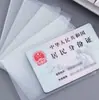 Soporte Pequeño Deslizante para Tarjetas Simple Unisex Compacto Portátil para Tarjeta de Identificación Almacenamiento de Tarjeta de Identificación Estuche de Cuero