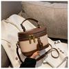 Bolso de Mujer 2026 Nuevo Bolso de Caja de Moda con Parche de Lona, Bolso Pequeño Cuadrado Vintage Cruzado