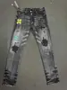 Jeans Ajustados Elásticos Skinny con Parches Rasgados y Patchwork, Modelo Nuevo Jb Amiri, Transfronterizos, para Hombre, Venta al por Mayor