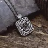 Estatua de Buda de Plata 925 Estilo Étnico Plata de Ley Hueca Piedra Fina Zircón Collar Accesorios de Nicho para Hombres Cadena de Suéter Retro para Hombres y Mujeres