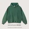 Personalización de CometaOtoño e Invierno Transfronterizo Pesado 380g Teñido con Cera Retro Forro Polar con Capucha Sudadera para Hombre y Mujer Moda Callejera Hoodie