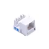 Módulo de Teléfono RJ11 Módulo de Voz Módulo de Línea de 2 núcleos 4 núcleos Módulo Blanco Pequeño Instalación en Panel de Interfaz Amp