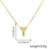 Novos acessórios de joias DIY banho de ouro real 18K pingente 26 letras pulseira colar acessórios pingente acessórios atacado