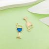 1 Nuevo Estilo Azul Lago Mixto 31 Simulado Planeta Gota de Aceite Colgante Colgante DIY Accesorios de Joyería