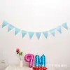 Conjunto de Layout para Festa de Aniversário com Tema de Copo de Papel Descartável com Pontos Azuis Bronzeados Europeus e Americanos, Bandeja de Papel e Guardanapo