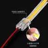 Hebilla conectora para conexión en esquina de tiras de luces LED COB, tipo universal de bajo voltaje, no requiere soldadura