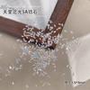 Joyería de diamantes para uñas con circonita rómbica de hielo, destello rojo cibernético, destello de copo de nieve navideño, perla, bola de acero, accesorios de diamantes planos