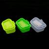 Accesorios Lombriz Roja Caja de Cebo Plástico Transparente Caja para Lombrices de Tierra Caja para Cebo Vivo Cebo para Peces con Agujeros de Ventilación Suministros de Equipo de Pesca Venta al por Mayor