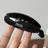 Pinza banana de satén plisado estilo francés para recogidos de mujer, pasador grande para coletas altas, pinza de agarre vertical con un toque de alta gama