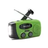 Radio de Emergencia Multifunción Transfronteriza Radio Recargable a Mano Iluminación Solar Radio para Prevención de Desastres al Aire Libre